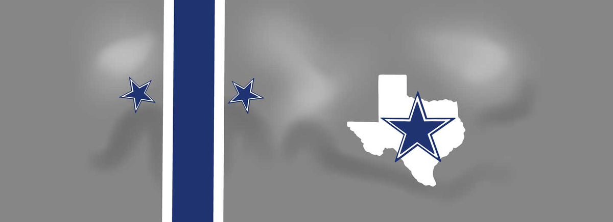 Dallas Cowboys Black Background Flag