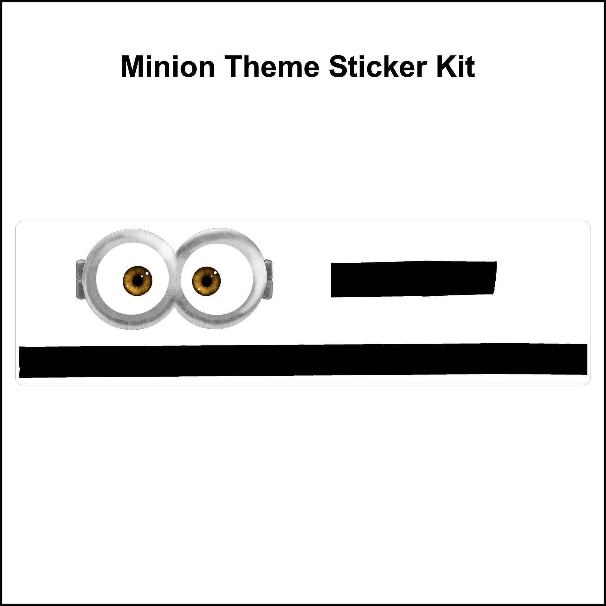 Minion Theme Doc Band Sticker Kit.