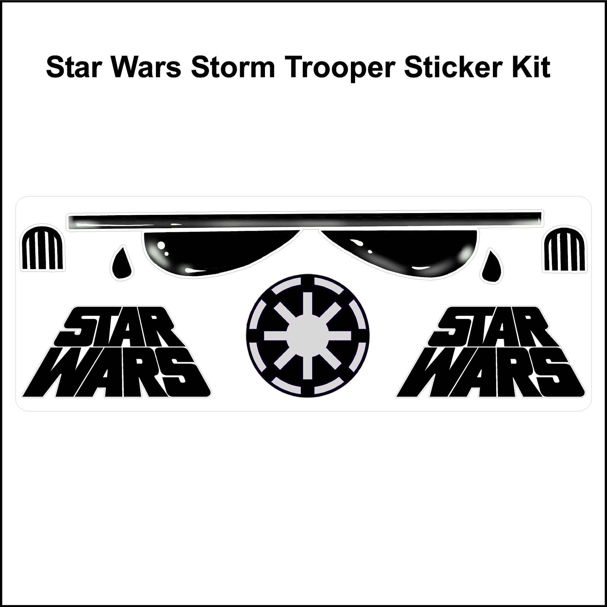 Star Wars Theme Doc Band Sticker Pack.