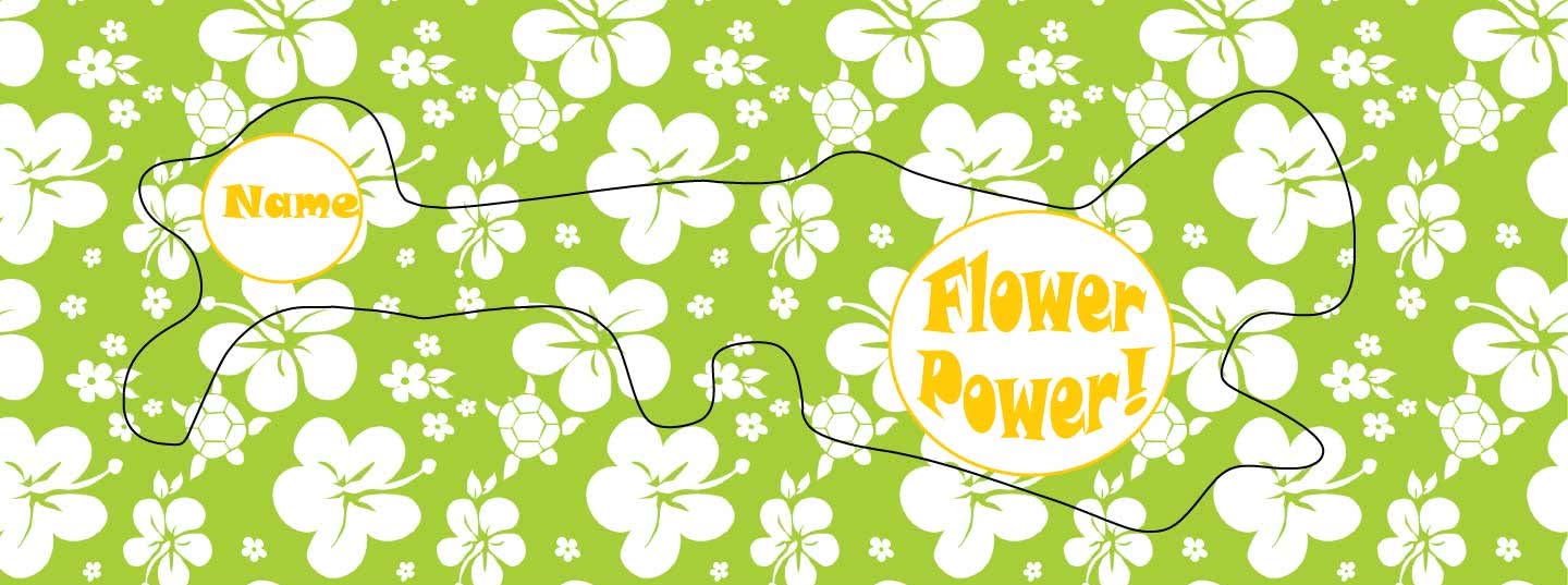 Bling your band with this lime and yellow doc band wrap.