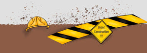construction worker doc band sticker