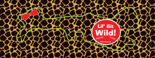 Load image into Gallery viewer, doc band wrap printed with animal print, a bow and lil bit wild in red
