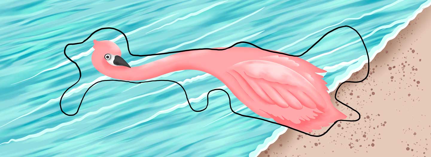 flamingo doc band wrap