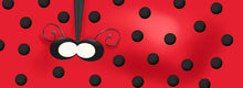 Load image into Gallery viewer, Ladybug theme cranial helmet decal print ready for application on cranial helmet.
