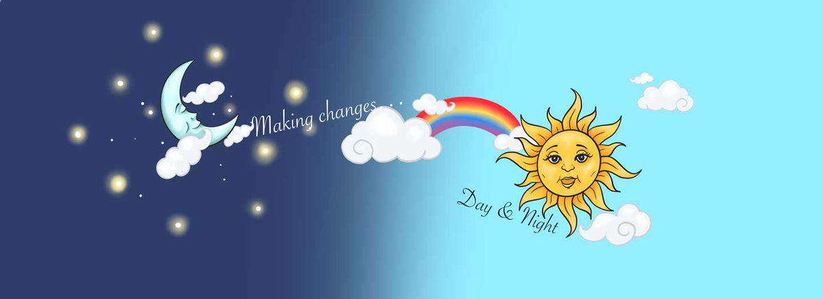 doc band decal printed with Making Changes Day and Night 