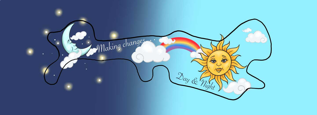 Making Changes Day and Night cranial helmet wrap