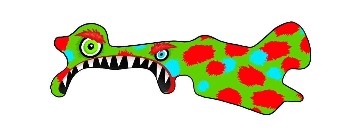 Monster Inspired Doc Band Wrap