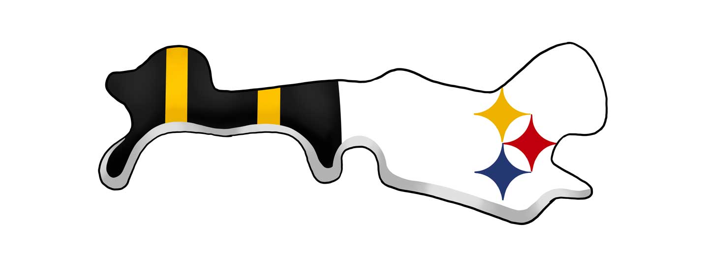 Pittsburgh Steelers Football Inspired Doc Band Wrap