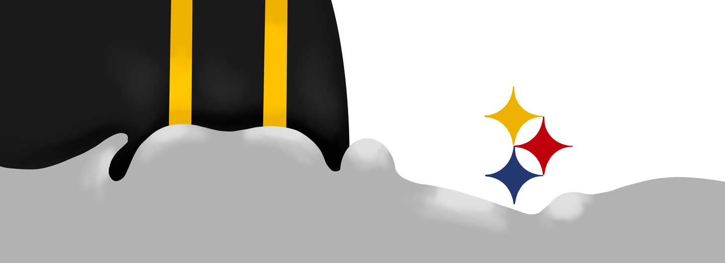 Pittsburgh Steelers Football Inspired Doc Band Wrap ready to print and apply to a doc band