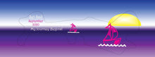 Load image into Gallery viewer, Set Sail my journey begins doc band wrap with custom date and magenta boats.
