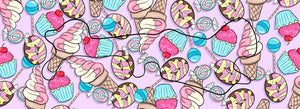 Sweets Ice Cream Cupcakes Candy Doc Band Wrap has the doc band outline in the image.