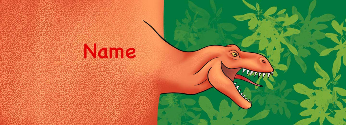 T Rex Dinosaur Doc Band Wrap ready to print and apply to a doc band wrap.